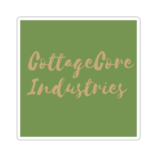 CottageCore Kiss-Cut Stickers - Whimsical Home Decor, Laptop Decals, Cute Gift Ideas, Aesthetic Trends, Eco-Friendly Stickers