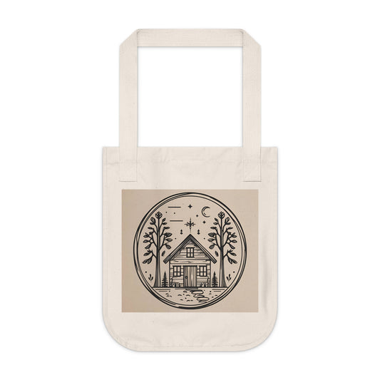 Eco-Friendly Tote Bag, Sustainable Shopping Bag, Reusable Canvas Bag, Gift for Nature Lovers, Cottagecore Aesthetic
