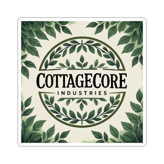 Cottagecore Kiss-Cut Stickers | Aesthetic Vinyl Decals for Laptops, Water Bottles, Journals, Gifts & Home Decor