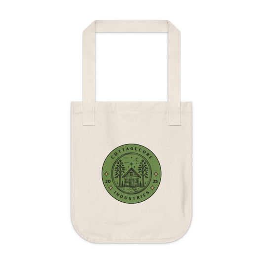 Eco-Friendly Tote Bag, Sustainable Shopping Bag, Reusable Canvas Bag, Gift for Nature Lovers, Cottagecore Aesthetic